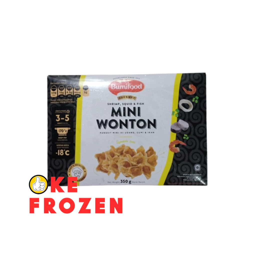 

BUMIFOOD MINI WONTON 350GR BUMI FOOD SIOMAY MINI DIMSUM