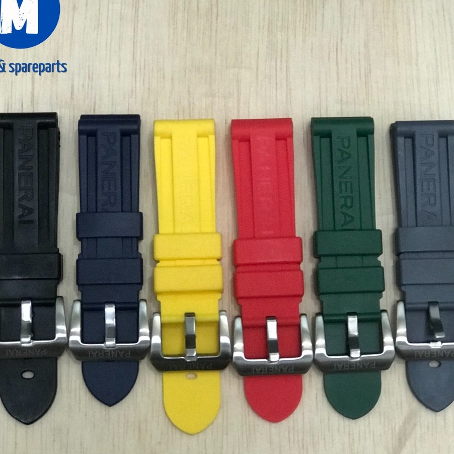 KILAT SUPER TALI JAM KARET PANERAI RUBBER STRAP OFFICINE PANERAI SPORTY PREMIUM