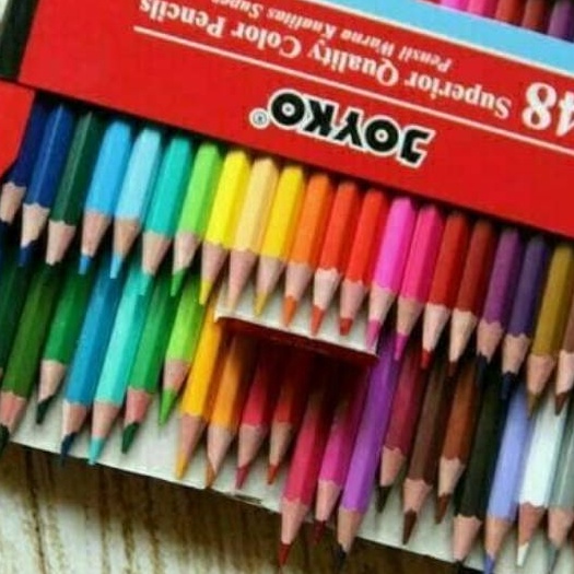 

HJ6 Pensil Warna Joyko 48 Warna Color Pencil Joyko