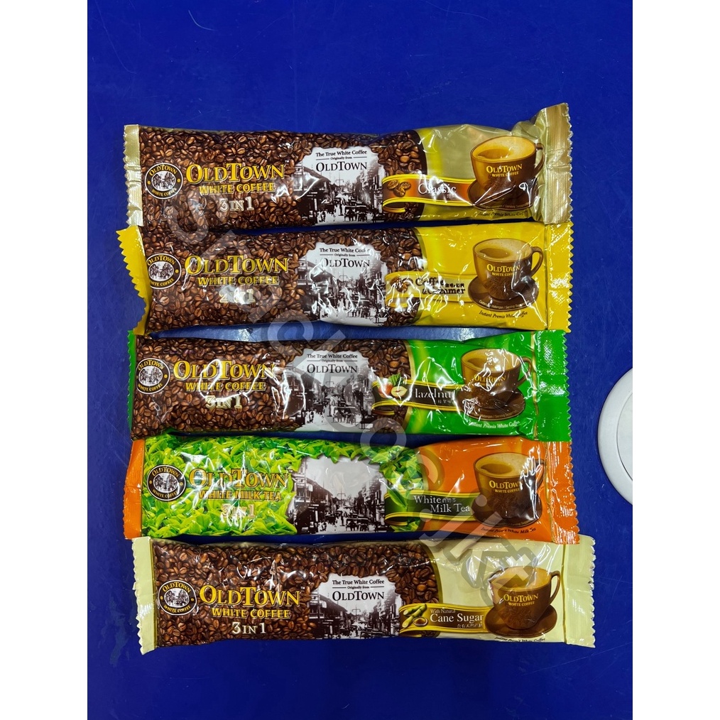 

Diskon Kilat SACHET OLD TOWN WHITE COFFEE 3in1 CLASSIC HAZELNUT CANE SUGAR WHITE MILK TEA COFFEECREAMER