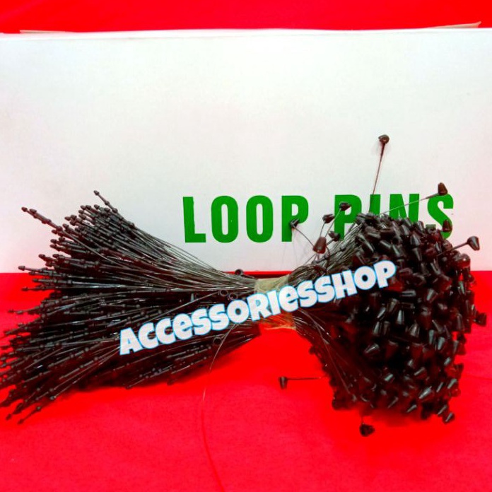 

berkualitas Loop Hitam PutihLoog Pins 1 Pak Pcs