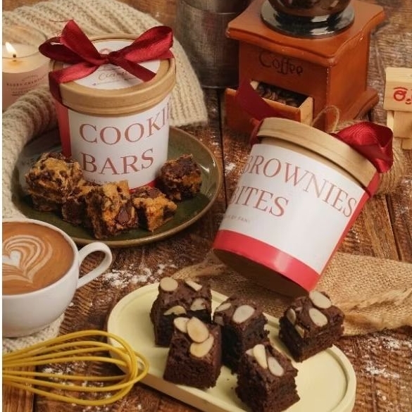 

souvenir ulang tahun / wedding / acara - brownie cookie bar 25 pax