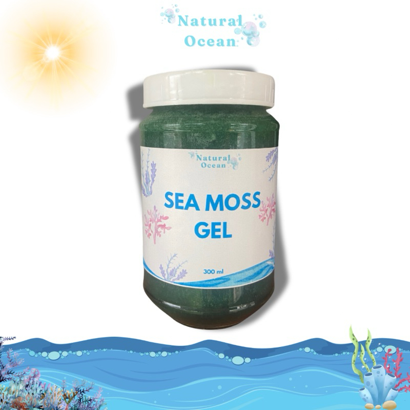 

SEA MOSS GEL 300ML NATURAL OCEAN SEAMOSS NATURALOCEAN RUMPUT LAUT SEA MOSS SPIRULINA