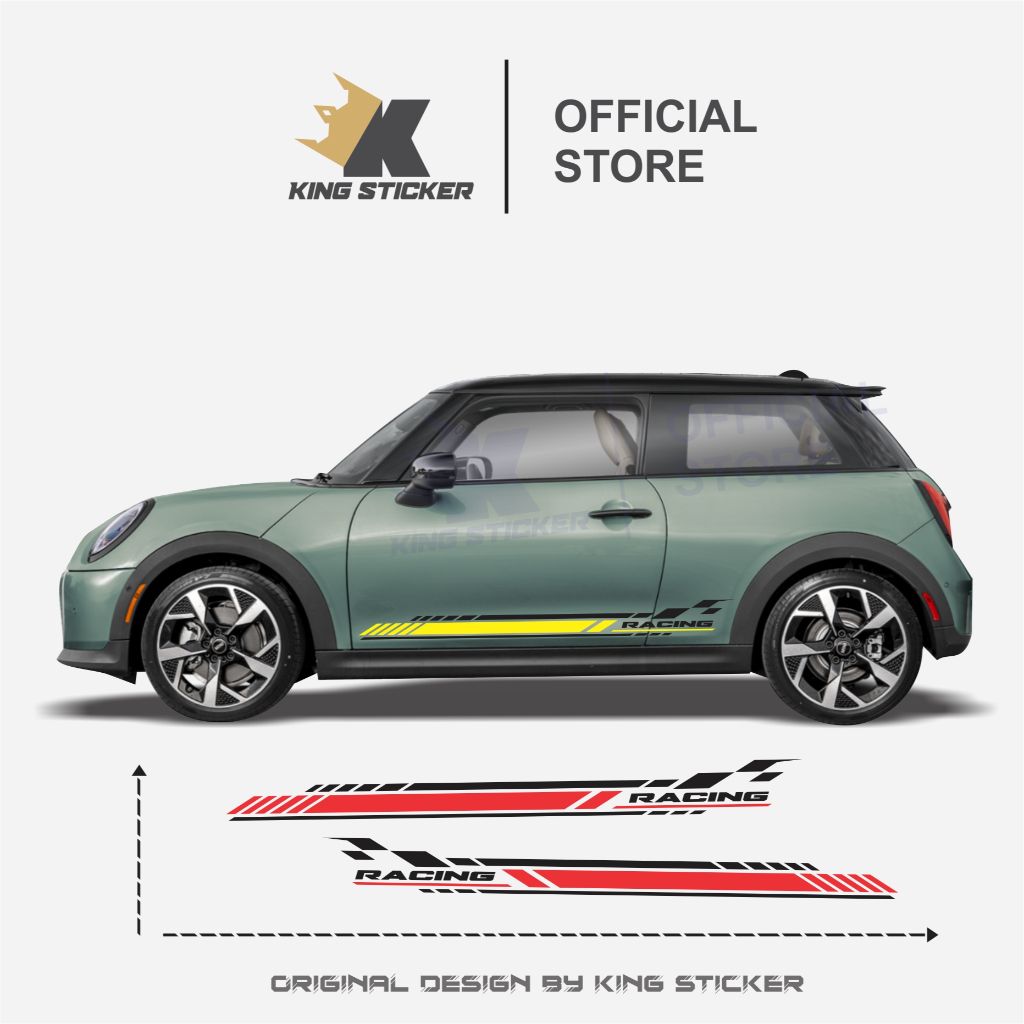 MC1 Sticker mobil mini cooper stiker list mobil mini cooper striping mobil mini cooper