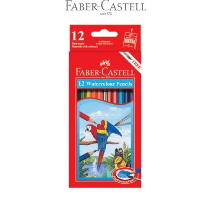 

Boom Pensil 12 Warna Panjang Faber Castell 114462 Watercolour Pencils