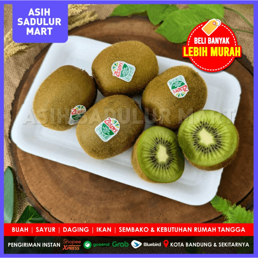 

Buah Kiwi 1kg / 500gr Buah Segar Kota Bandung | Asih Sadulur Mart