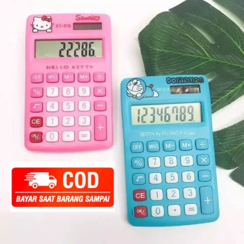 

Kalkulator Karakter Mini Calculator Lucu Helloy Kitty Doraemon