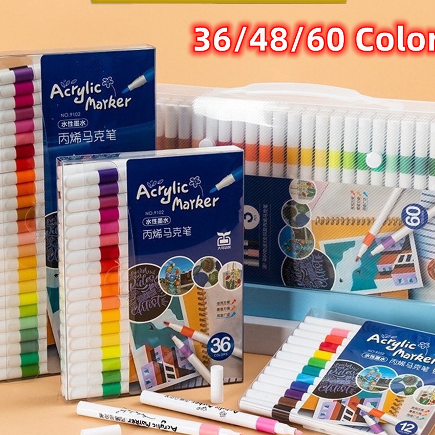 

Cashback CODPen Akrilik Marker Warna Cepat Kering Tahan Air Spidol Acrylic Painter Menggambar Kreativitas Seni Edukasi Anak