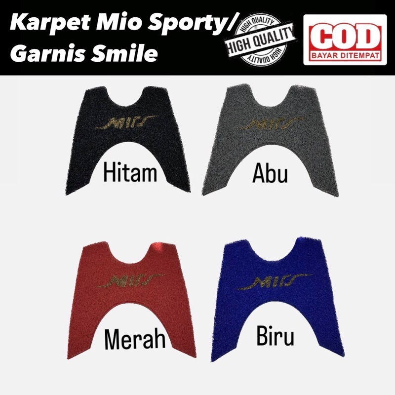 Karpet Bihun/Mie Mio Sporty Garnis/Smile Injakan injak karpet alas injak mio sporty garnis smile kar