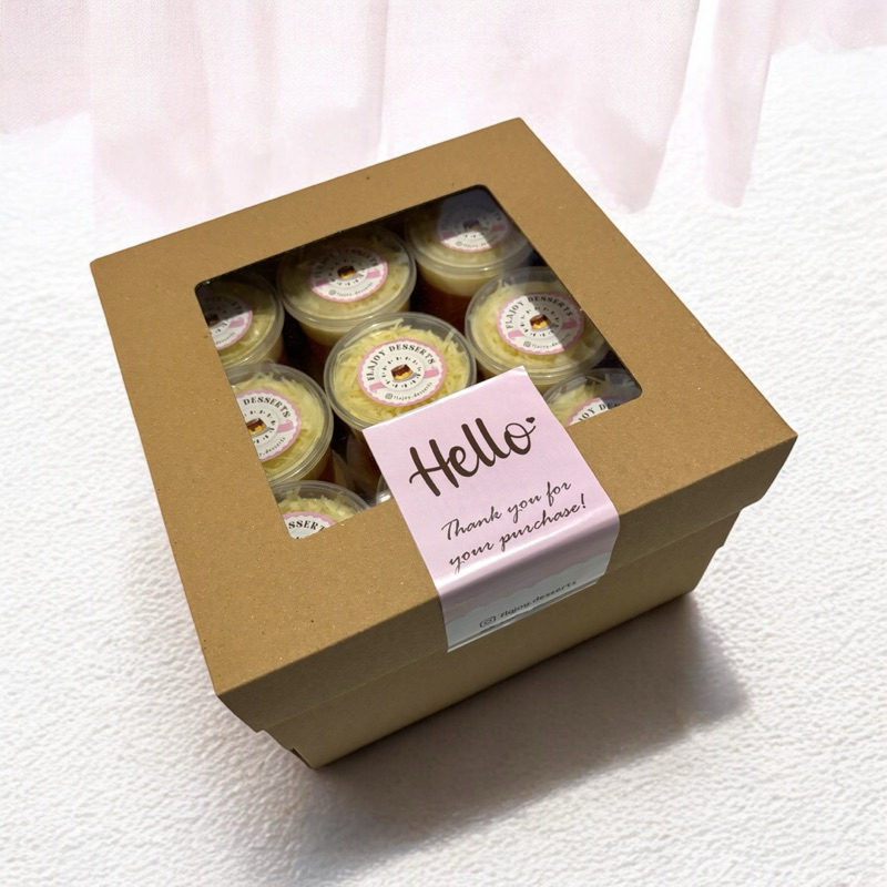 

Jelly Mango Pudding Fla Keju 150ml/18cup