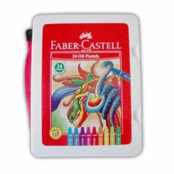 

FG2 Crayon 24 warna Hexagonal Oil Pastel 24 faber castell