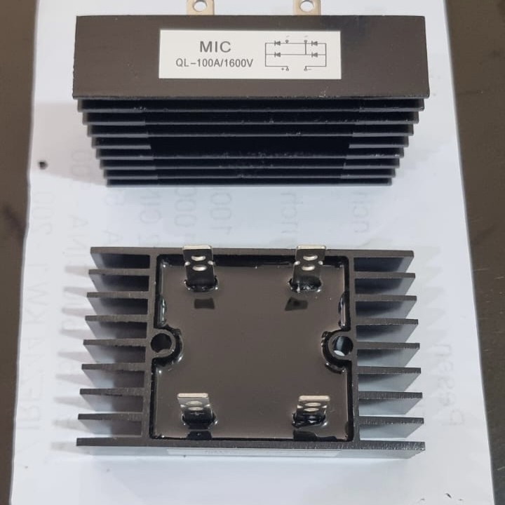 DIODA DIODE BRIDGE 100A 1600V + HEATSINK DIODA KIPROK 100 AMPERE 1600V