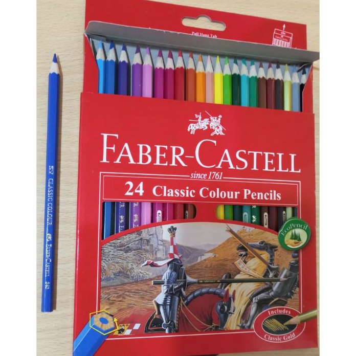 

KI3 FaberCastell 24 Colour Pencils panjang