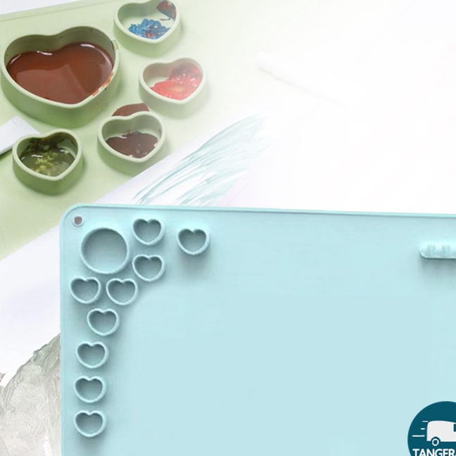 

Terbatas Silicone Painting Mat Warna Biru Dan Merah Jambu Art Mat Untuk Lukisan Dan Penyesuaian Warna
