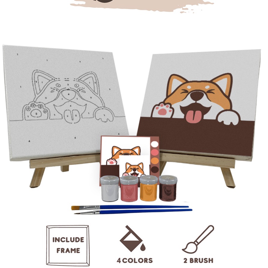 

Diskon Paint By Number Kit Shiba Inu Doge Cocoartid I Kanvas 2 x 2 cm