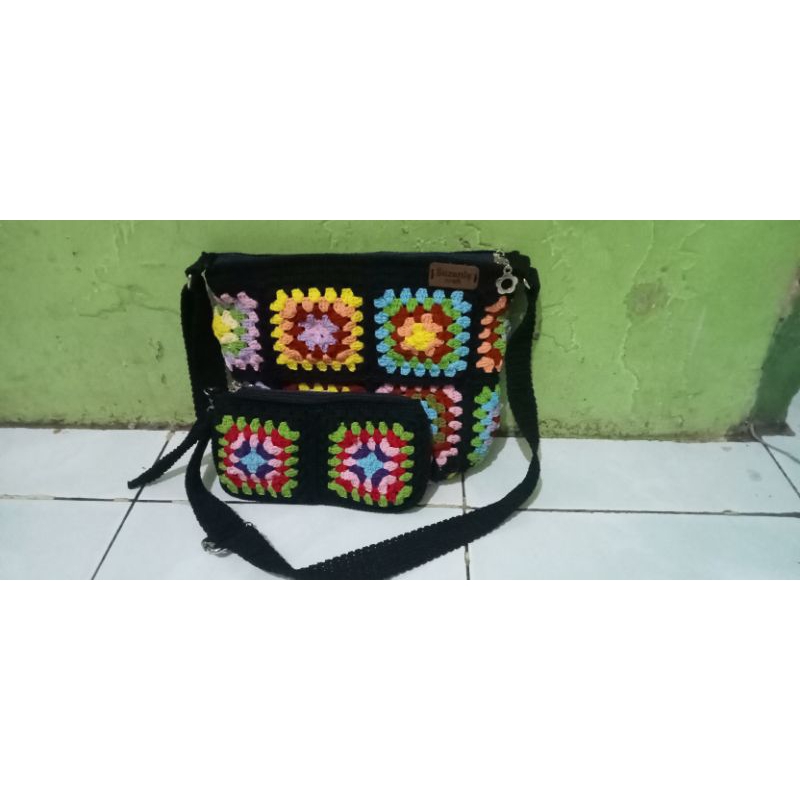 Tas Rajut granny square