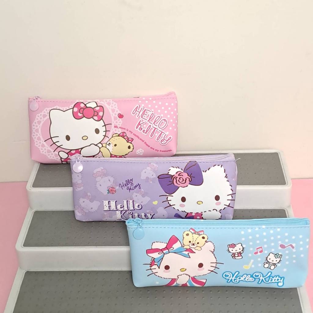 

Kotak Pensil Kain Plastik Resleting Sanrio Hello Kitty Aesthetic Bingkisan Kado Anak Sekolah