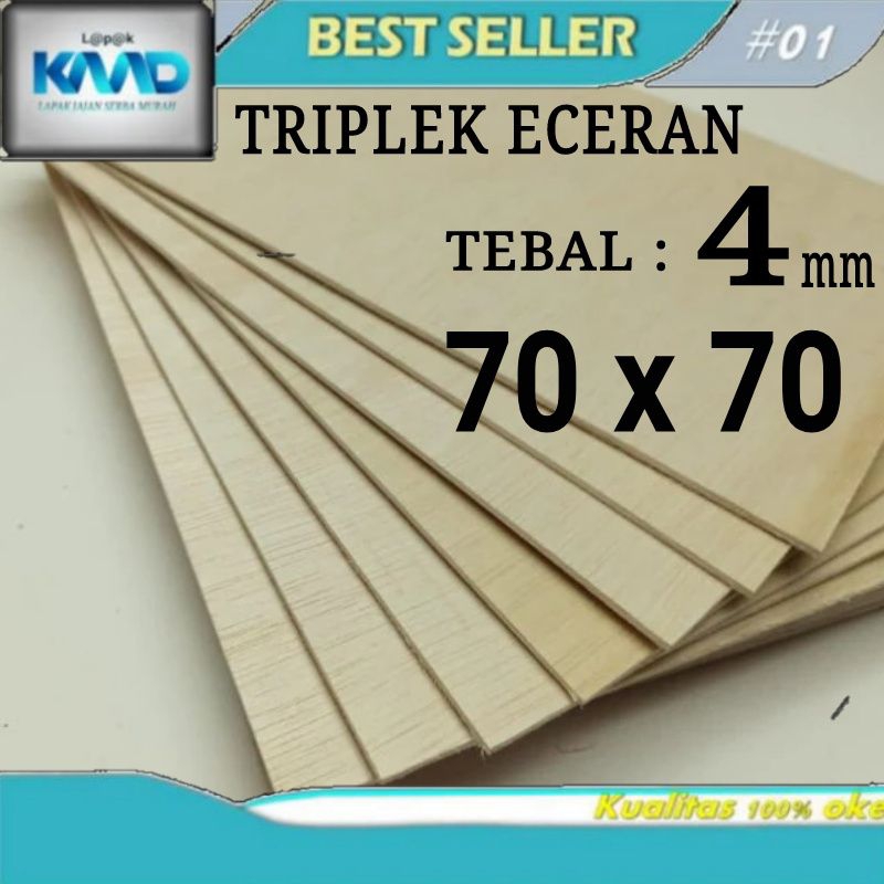 70x70 cm triplek 4mm albasia eceran multiplek potongan terima custom ukuran