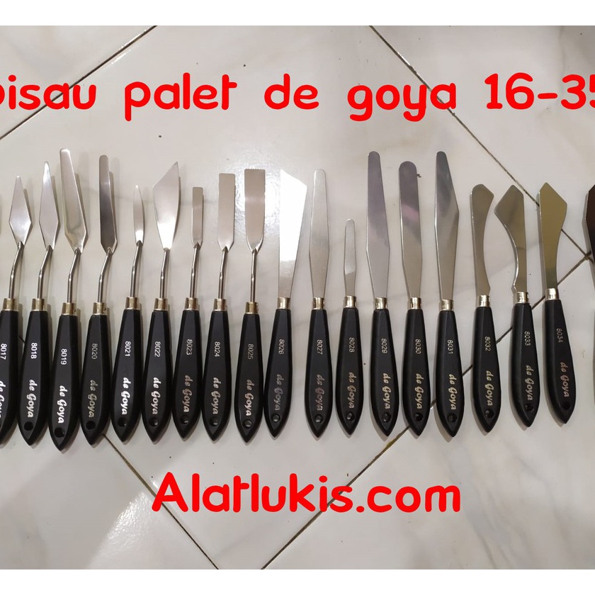 

Potongan Pisau Palet Lukis De Goya per pc Painting Knife Palette Knife 816 835