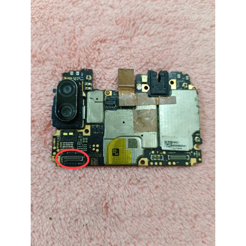 MESIN + CAMERA XIAOMI NOT 7 RAM 4/64 HIDUP NORMAL MINUS SOKET LCD DIMESIN SEPERTI DIGAMBAR ADA YANG 