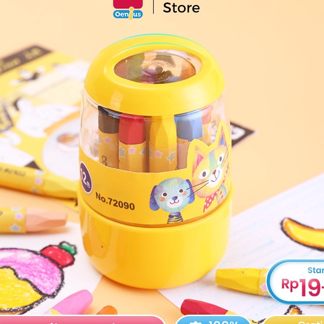 

Langka Deli 1224 warna oil pastel desain Barrel mudah untuk diambil dan ditempatkan 729 7292