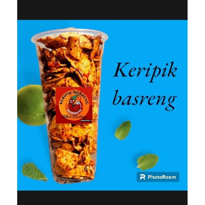 

KERIPIK BASRENG PEDAS DAUN JERUK KHAS BANDUNG kemasan cup besar