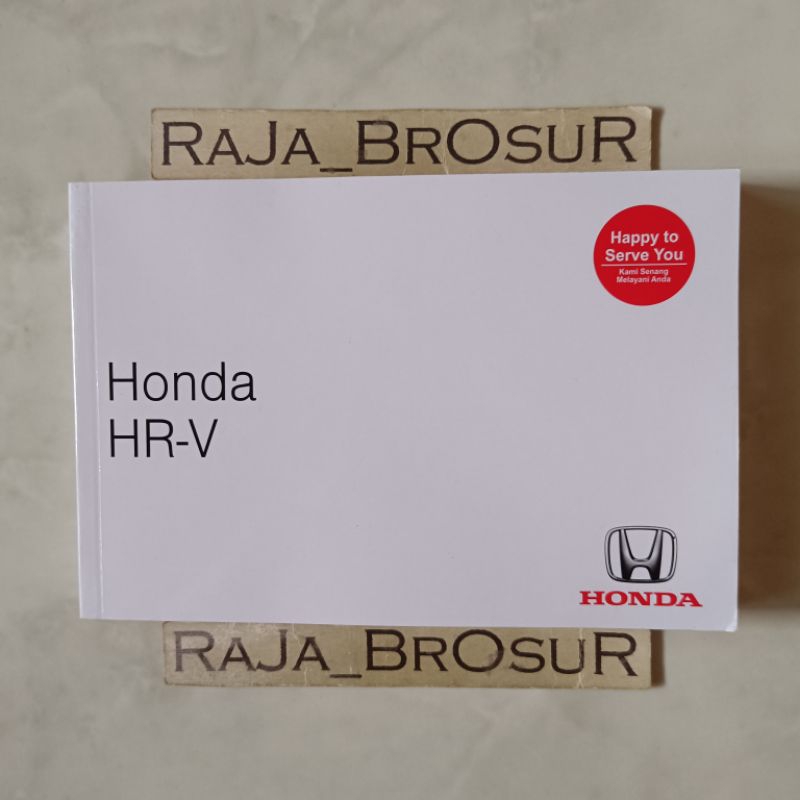 Buku Pedoman Pemilik Manual Book Honda HRV HR V RV3 2022-Sekarang ORI Original