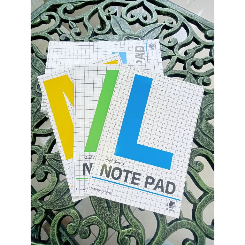 

Note Pad / Buku catatan kecil dengan cover alphabet (Semar)