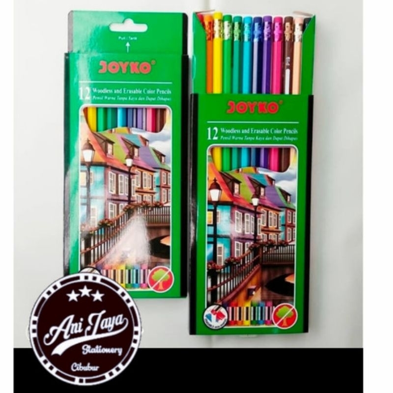 

PENSIL WARNA JOYKO BISA DI HAPUS 12 WARNA