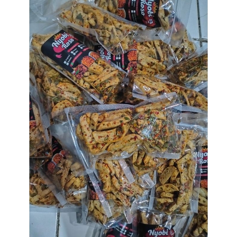 

Basreng Pedas Daun jeruk