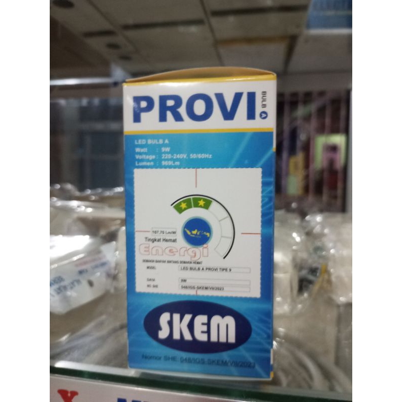 lampu led provi 9 watt