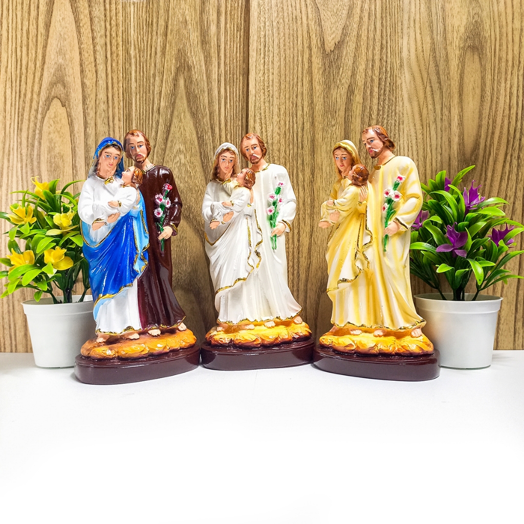 Patung Keluarga Kudus 21 cm / Patung Devosi Keluarga Katolik / Aneka Patung Keluarga Kudus Katolik