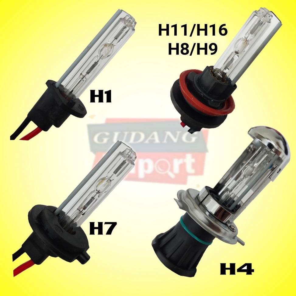 PALINGLARIS BOHLAM LAMPU HID MOBIL H4 H1 H11 H7 H16 HB3 HB4 35 WATT 55 WATT 6K PUTIH 35W 55W