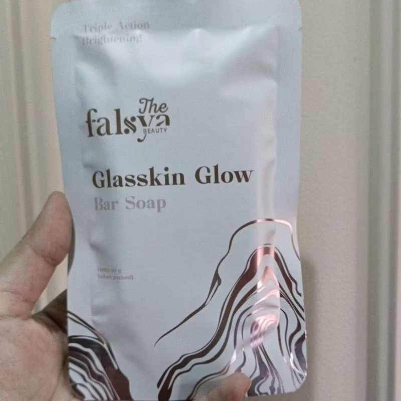 Glasskin Glow Bar Soap the Falsya
