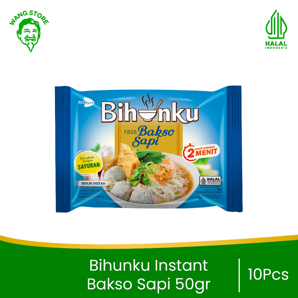 

Bihunku Instan - Bakso - 50gr - 10 PCS