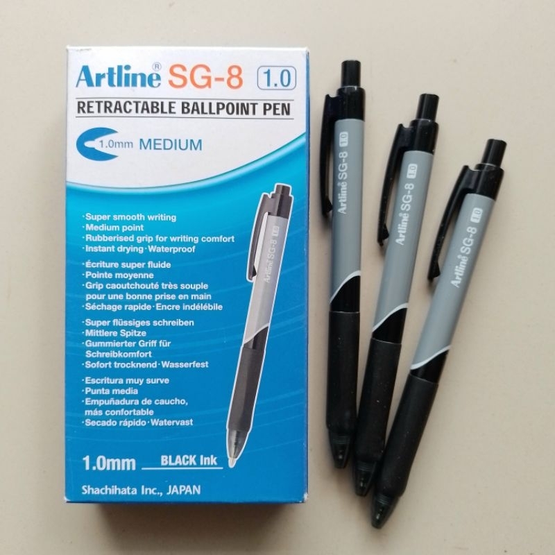 

Pulpen Ballpoint Artline EGB SG-8 0,5mm Premium ( 12 Pcs ) [ Original ]