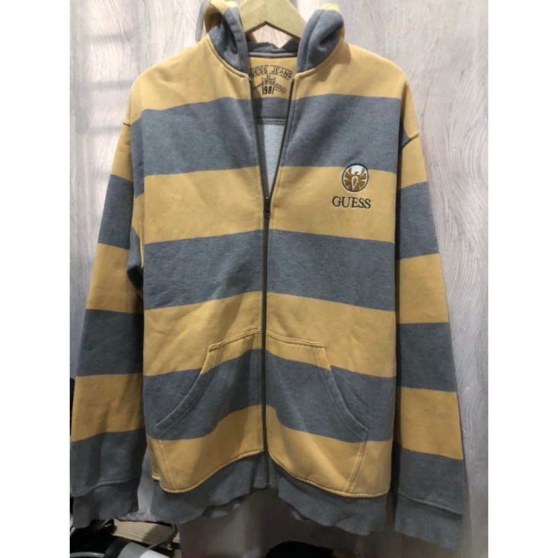 Hoodie Zipper GUESS VINTAGE salur size XL(second)