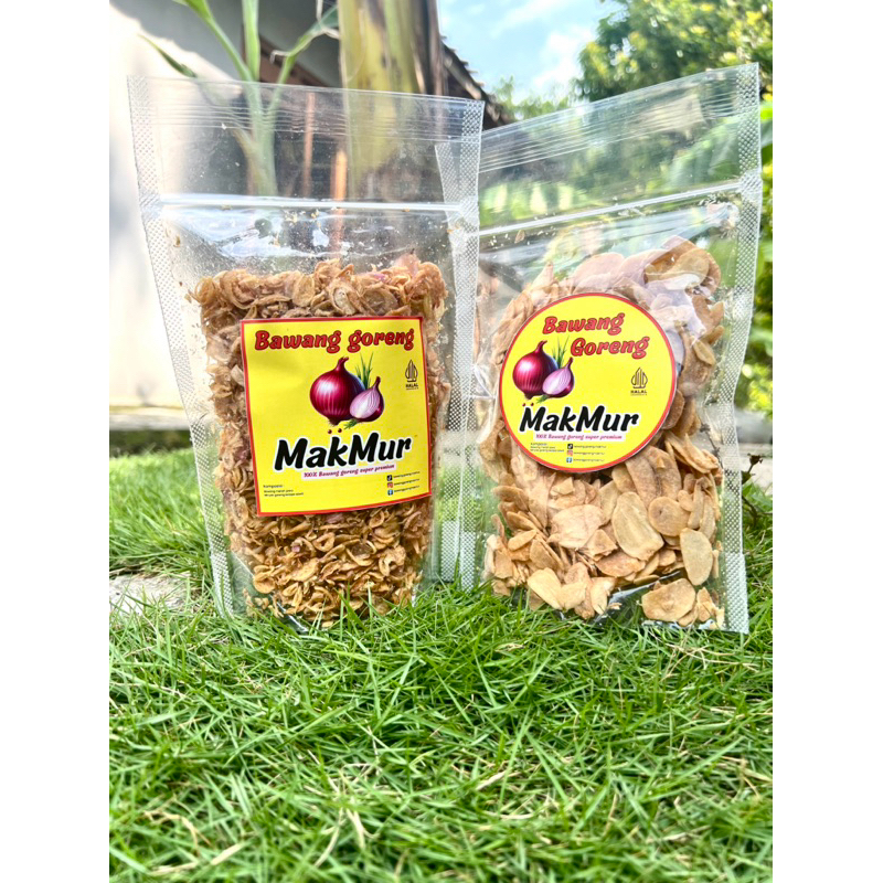 

PAKET HEMAT MIX 2 pouch bawang MERAH dan PUTIH goreng super berat 200gr(100gr/pcs)