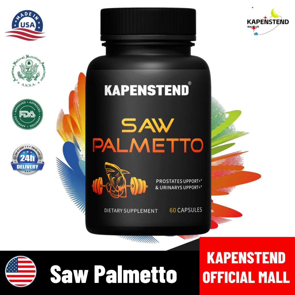 Saw Palmetto Extract, Mendukung Prostat dan Kesehatan Urin, Kondisioner Pria DHT, Meningkatkan Rambu