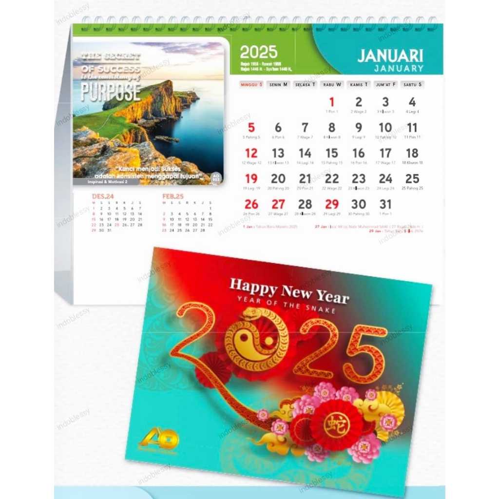 

Kalender Meja 2025 Jawa MASEHI Hijriyah MOTIVASI dan INSPIRASI spiral