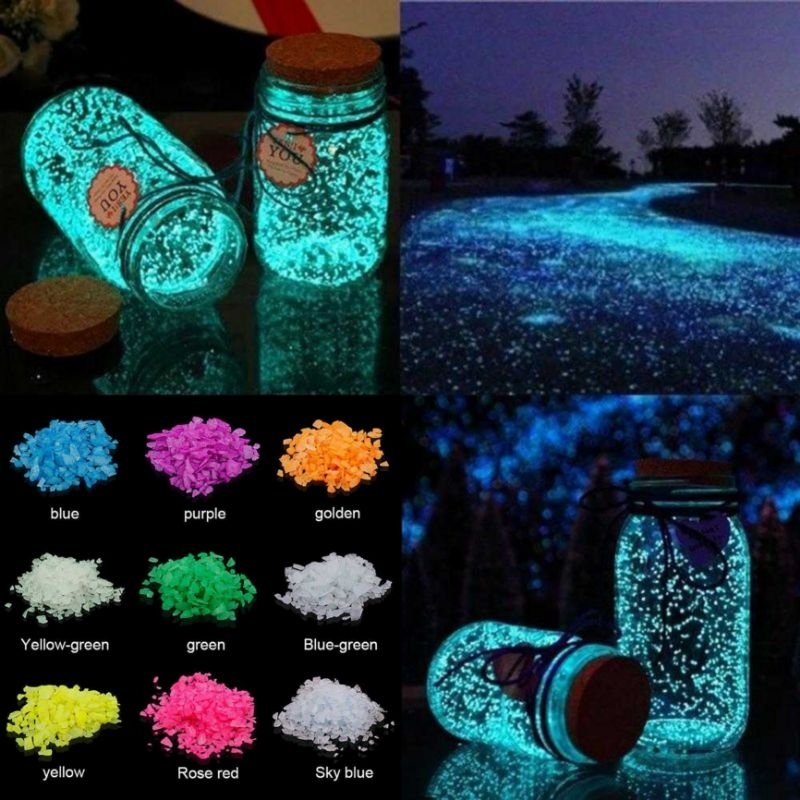 BUBUK POWDER FOSFOR SERBUK GLOW IN THE DARK MENYALA DALAM GELAP