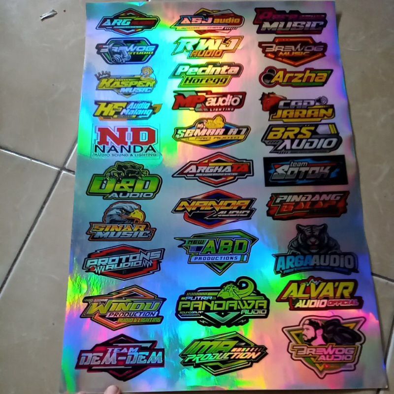 

STIKER SOUND | STIKER SOUND SYSTEM | STIKER HOLOGRAM | STIKER PACK | STIKER 1 LEMBAR