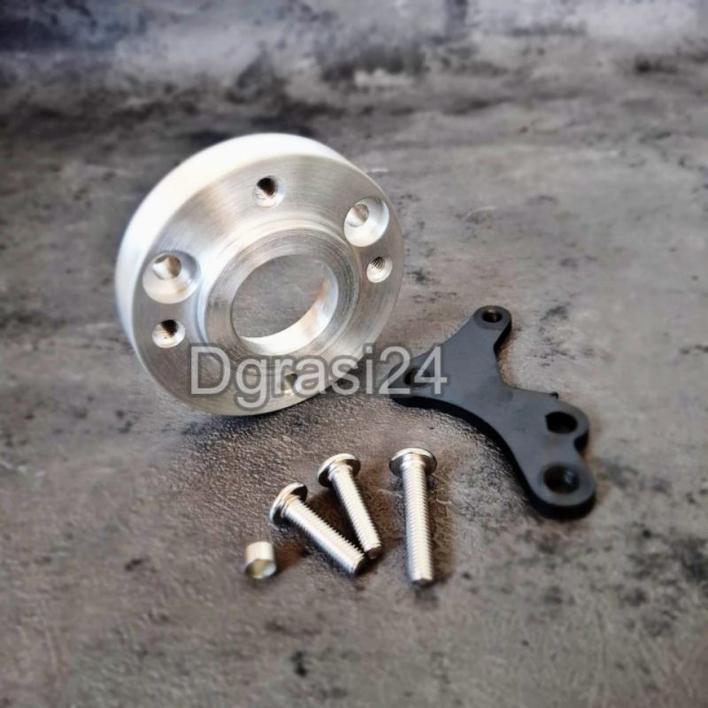 Adaptor/plendes fox R S set breket 260 shock aerox/nmax pnp piringan scoopy vario beat/adaptor disc 