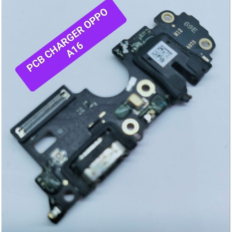 PCB CHARGER CONEKTOR CHARGER PAPAN CHARGER ORIGINAL OPPO A16