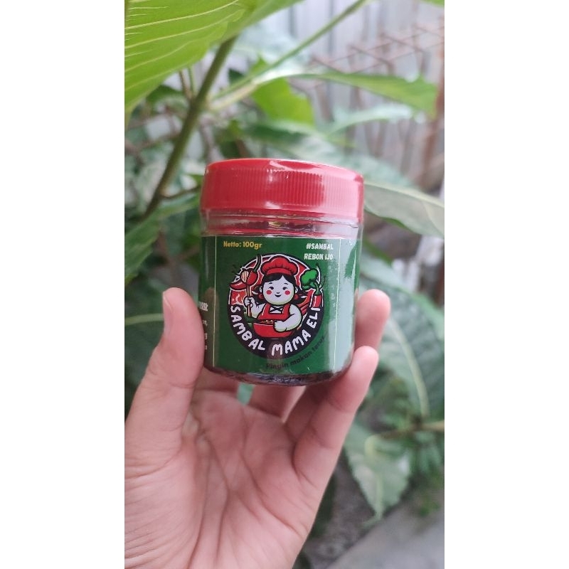 

Sambal Rebon Ijo - Sambal Rebon - Sambal Ijo - Sambal Mama Eli - Oleh oleh khas Malang
