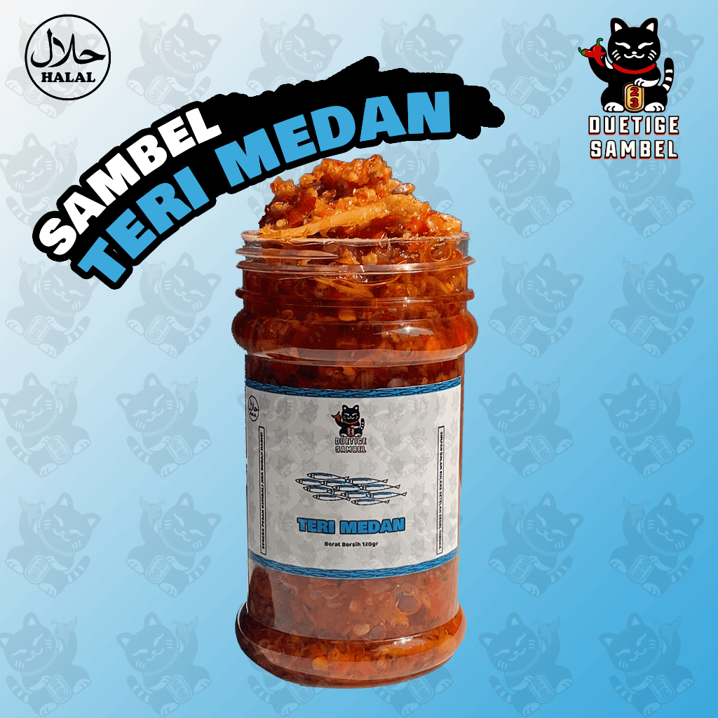 

Sambel Teri Medan 120gr - DueTige Sambel