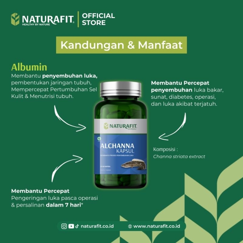 Naturafit Alchanna Kapsul Kutuk isi 30