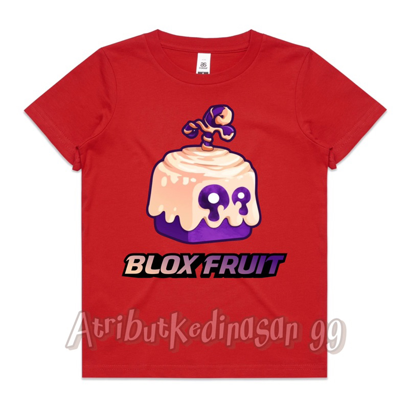 Baju Kaos Anak BLOX FRUITS DOUGH ROBLOX Best seller UNISEX BISA COD FREE NAME