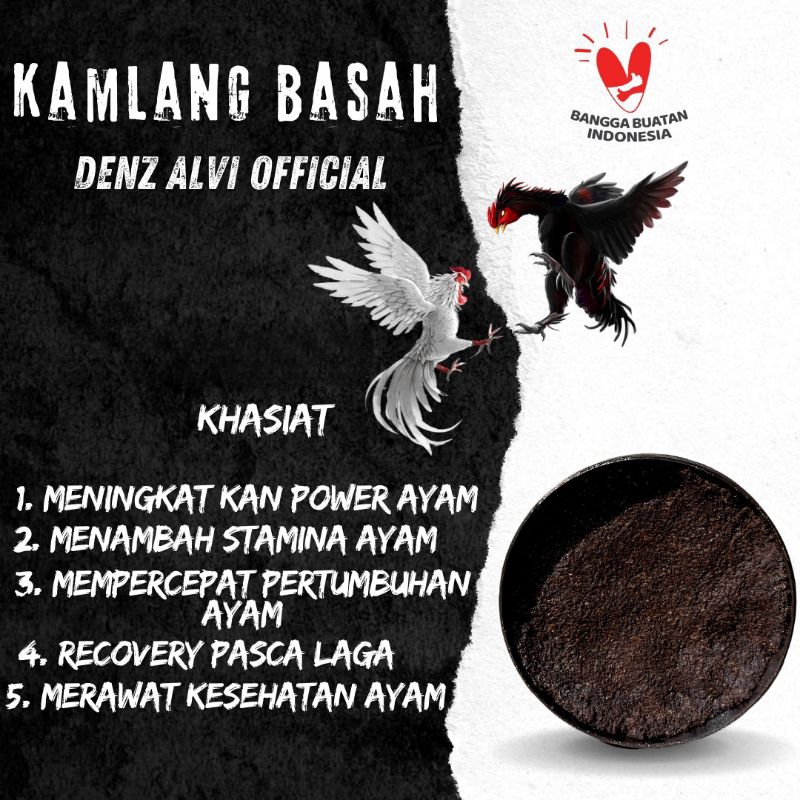 Denz Alvi - kamlang salmon meningkatkan stamina dan power - kamlang basah ayam aduan - kamlang gold 