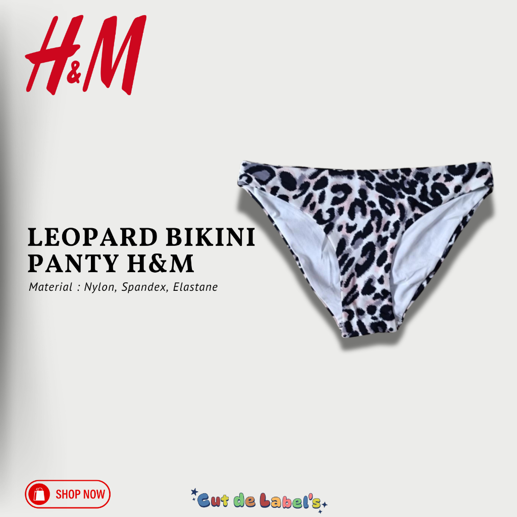 Bikini Panty H&M Leopard | Bikini Wanita Branded